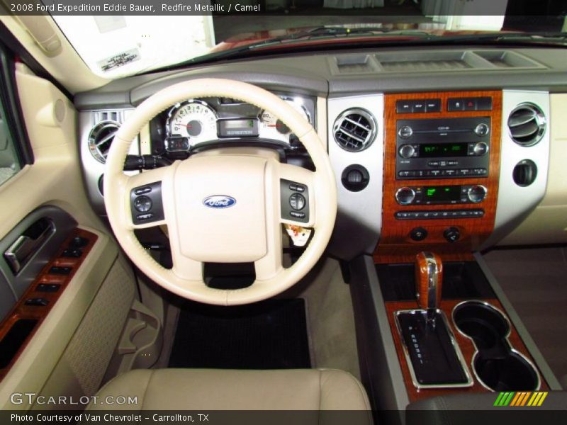 Redfire Metallic / Camel 2008 Ford Expedition Eddie Bauer