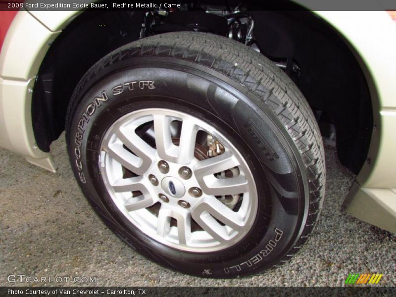 Redfire Metallic / Camel 2008 Ford Expedition Eddie Bauer