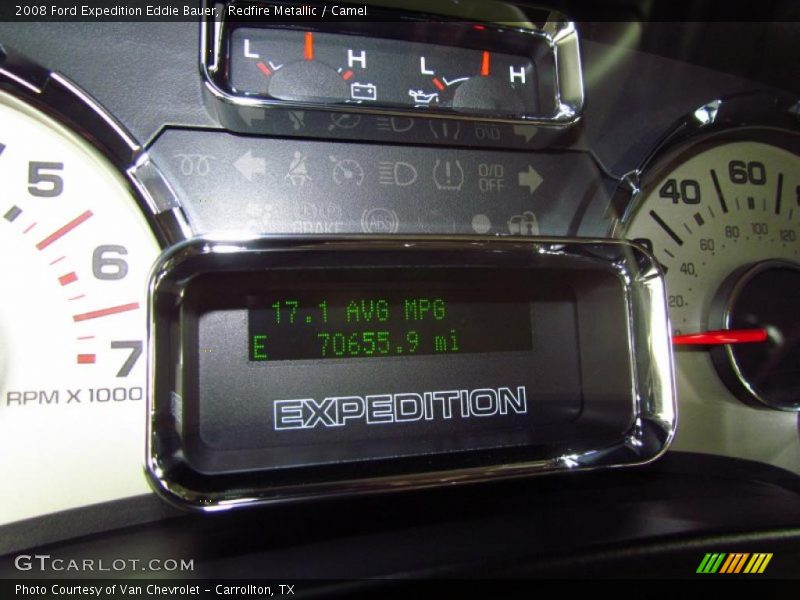 Redfire Metallic / Camel 2008 Ford Expedition Eddie Bauer