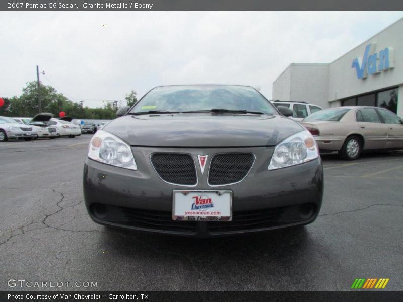 Granite Metallic / Ebony 2007 Pontiac G6 Sedan