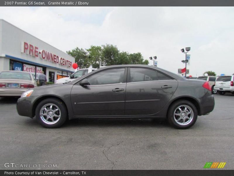 Granite Metallic / Ebony 2007 Pontiac G6 Sedan