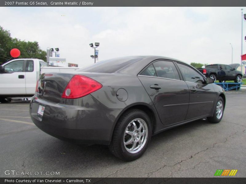 Granite Metallic / Ebony 2007 Pontiac G6 Sedan
