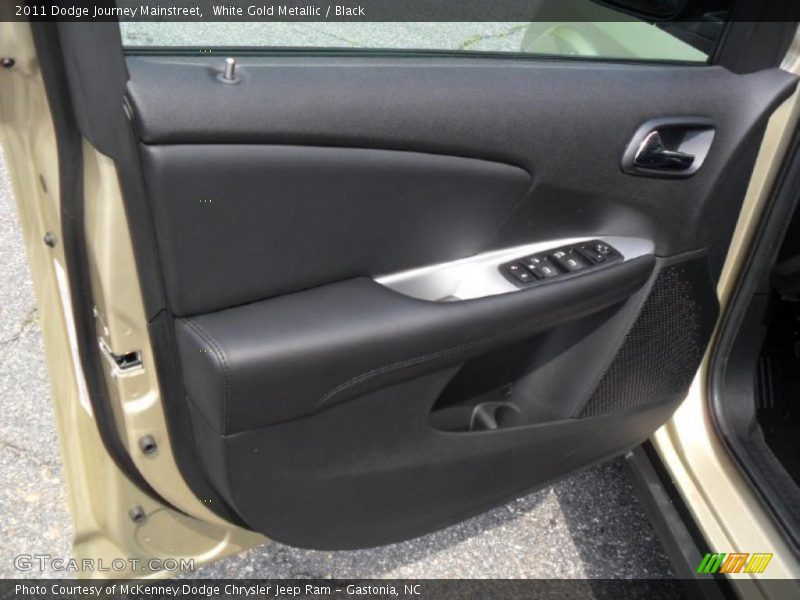 White Gold Metallic / Black 2011 Dodge Journey Mainstreet