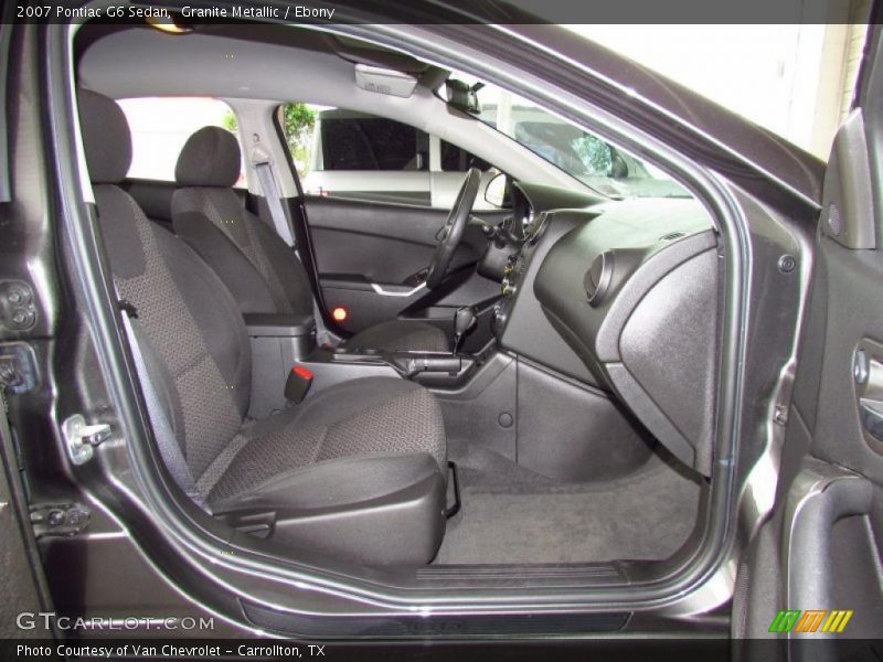 Granite Metallic / Ebony 2007 Pontiac G6 Sedan