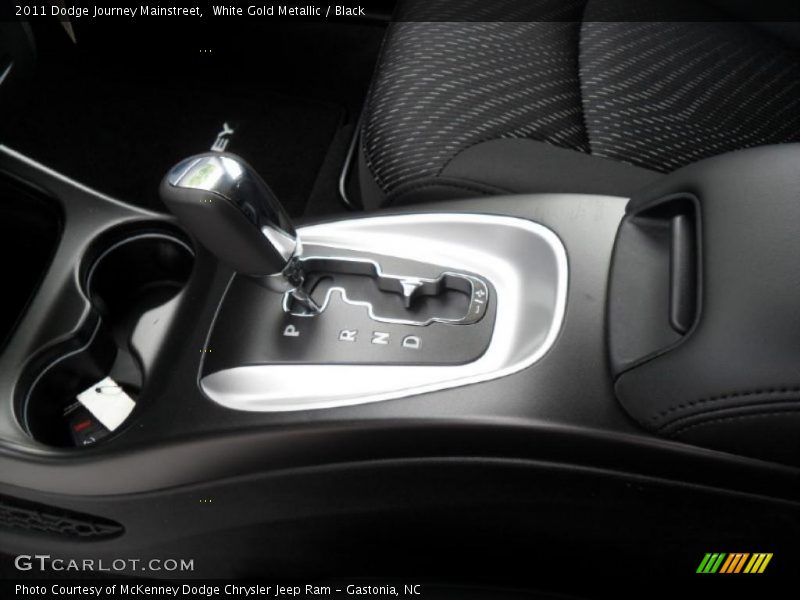 White Gold Metallic / Black 2011 Dodge Journey Mainstreet