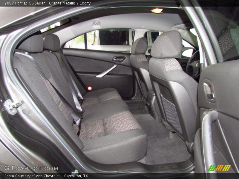 Granite Metallic / Ebony 2007 Pontiac G6 Sedan
