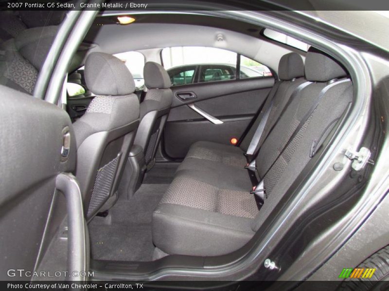 Granite Metallic / Ebony 2007 Pontiac G6 Sedan