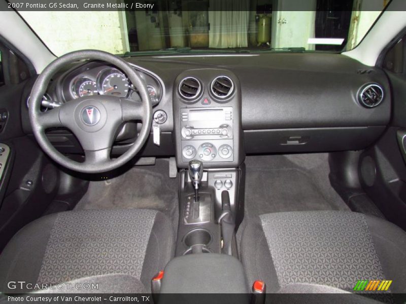 Granite Metallic / Ebony 2007 Pontiac G6 Sedan