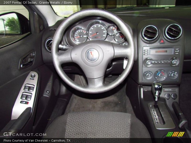 Granite Metallic / Ebony 2007 Pontiac G6 Sedan