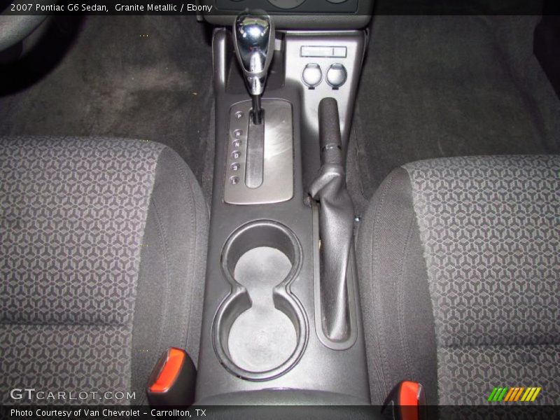 Granite Metallic / Ebony 2007 Pontiac G6 Sedan