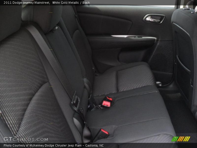 White Gold Metallic / Black 2011 Dodge Journey Mainstreet