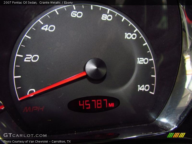 Granite Metallic / Ebony 2007 Pontiac G6 Sedan