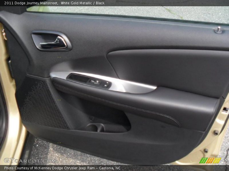 White Gold Metallic / Black 2011 Dodge Journey Mainstreet