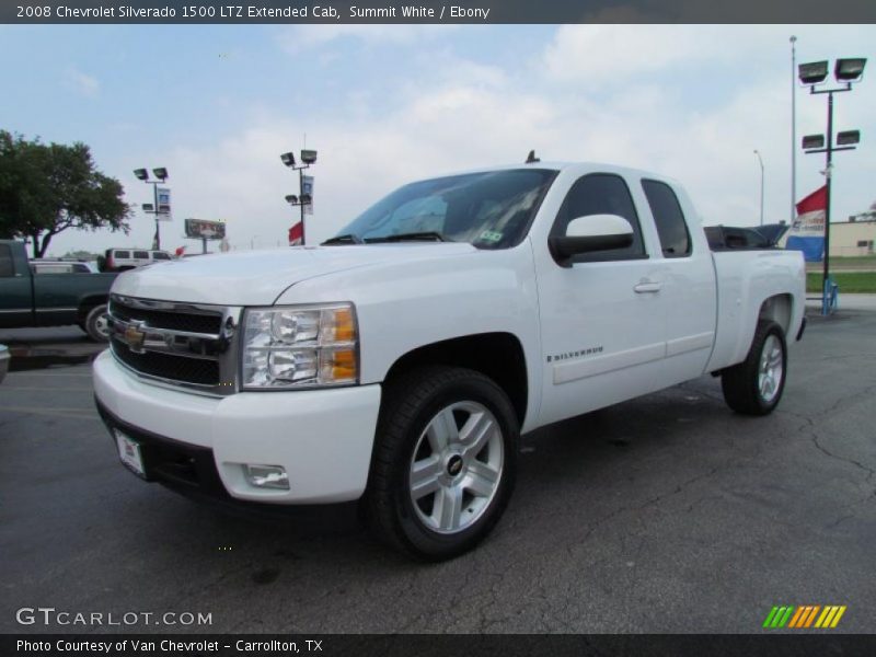 Front 3/4 View of 2008 Silverado 1500 LTZ Extended Cab