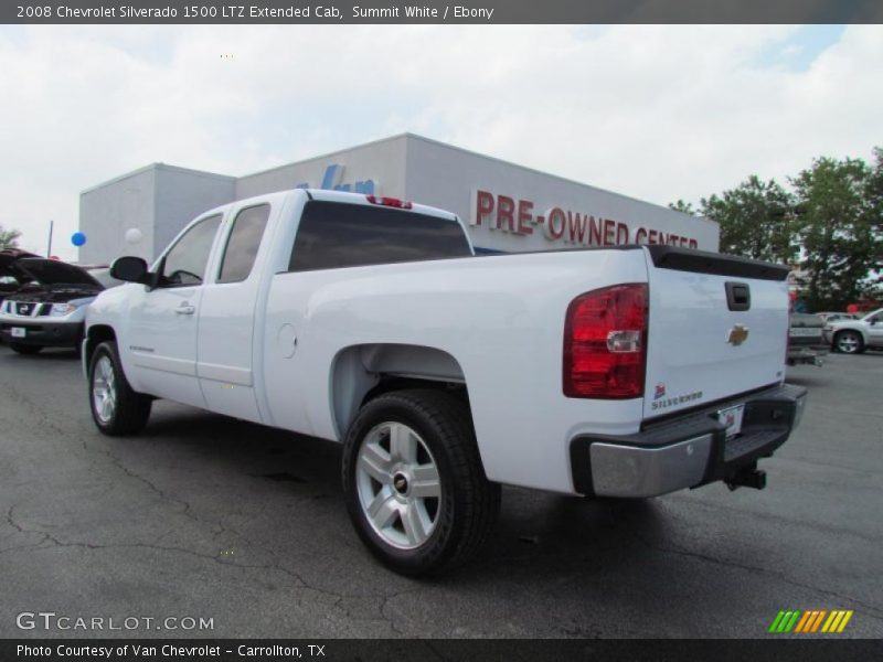 Summit White / Ebony 2008 Chevrolet Silverado 1500 LTZ Extended Cab