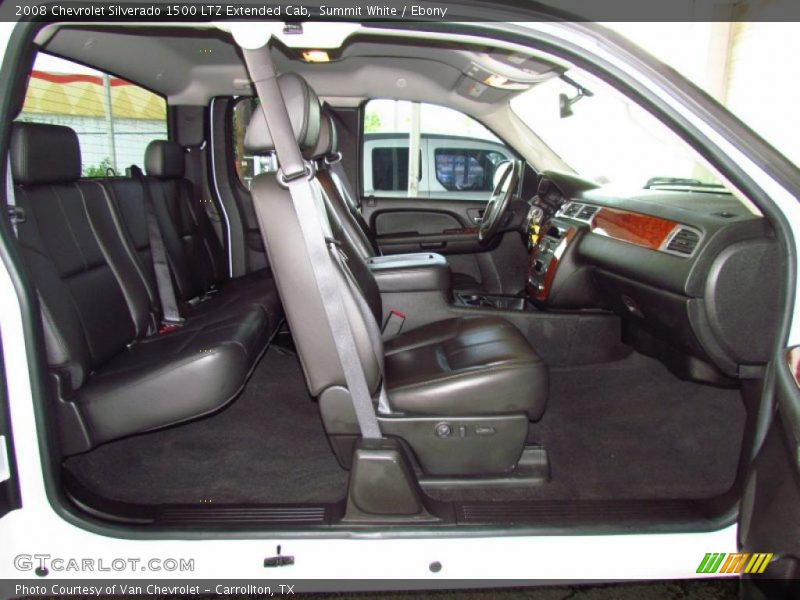  2008 Silverado 1500 LTZ Extended Cab Ebony Interior