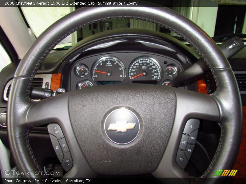  2008 Silverado 1500 LTZ Extended Cab Steering Wheel