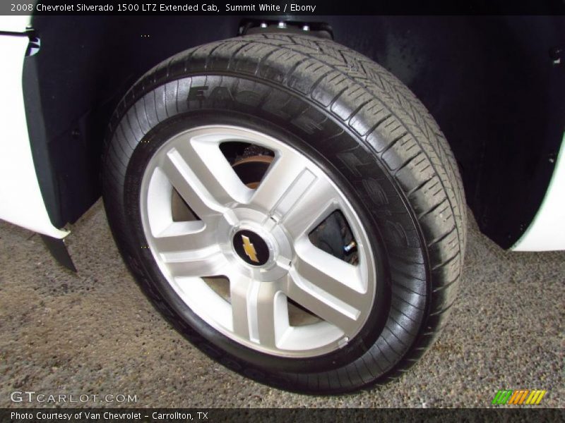 Summit White / Ebony 2008 Chevrolet Silverado 1500 LTZ Extended Cab