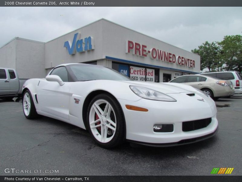 Arctic White / Ebony 2008 Chevrolet Corvette Z06