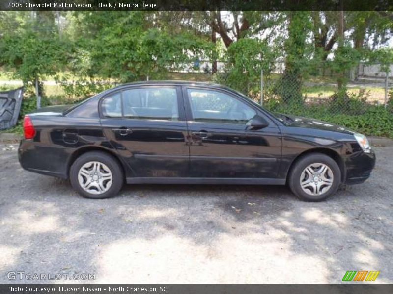 Black / Neutral Beige 2005 Chevrolet Malibu Sedan