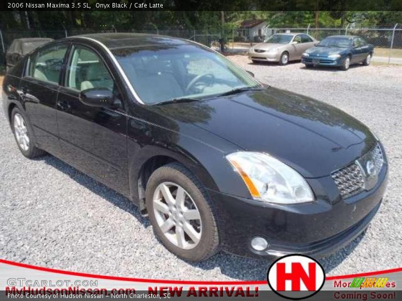 Onyx Black / Cafe Latte 2006 Nissan Maxima 3.5 SL