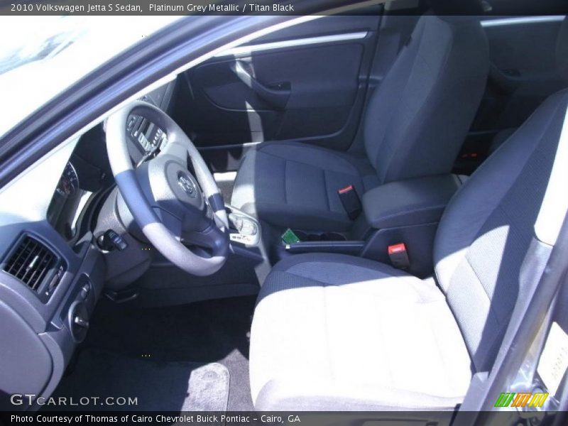 Platinum Grey Metallic / Titan Black 2010 Volkswagen Jetta S Sedan
