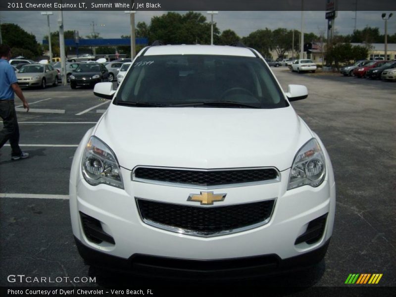 Summit White / Jet Black 2011 Chevrolet Equinox LT