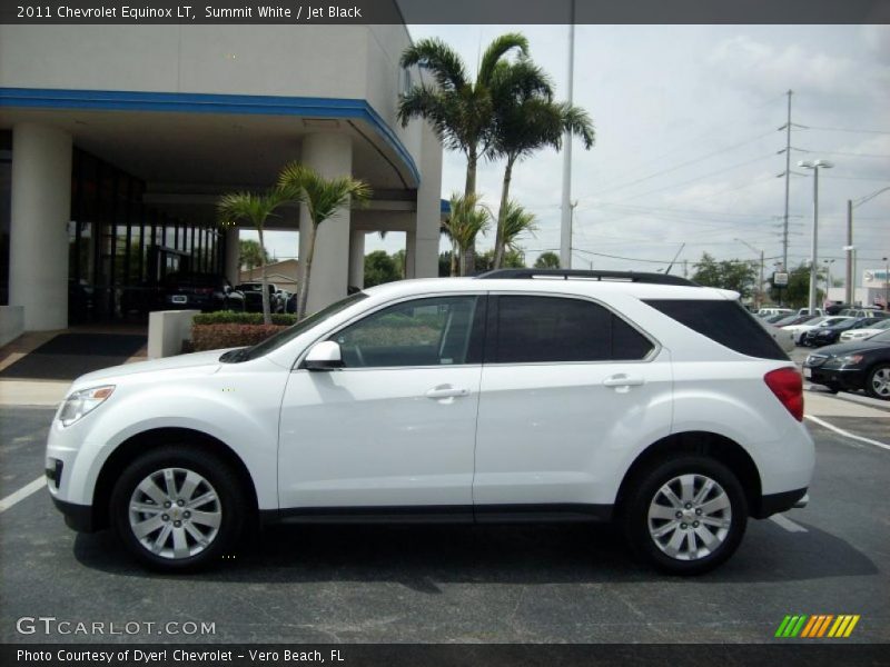 Summit White / Jet Black 2011 Chevrolet Equinox LT