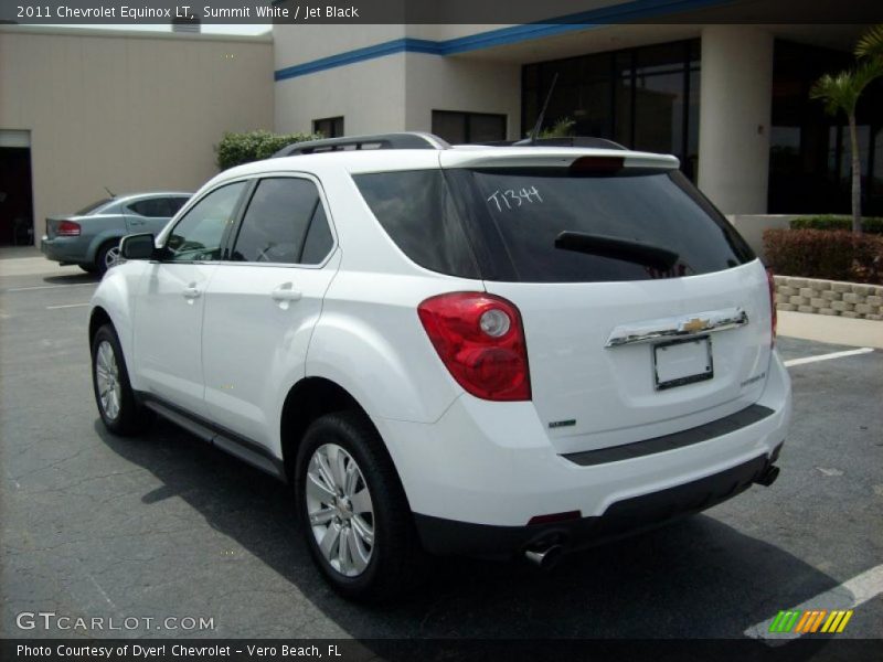 Summit White / Jet Black 2011 Chevrolet Equinox LT