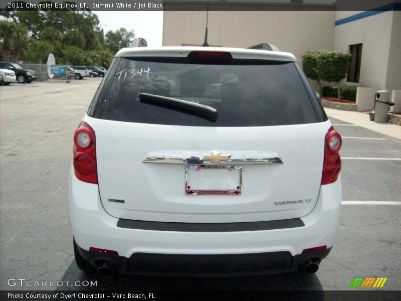 Summit White / Jet Black 2011 Chevrolet Equinox LT
