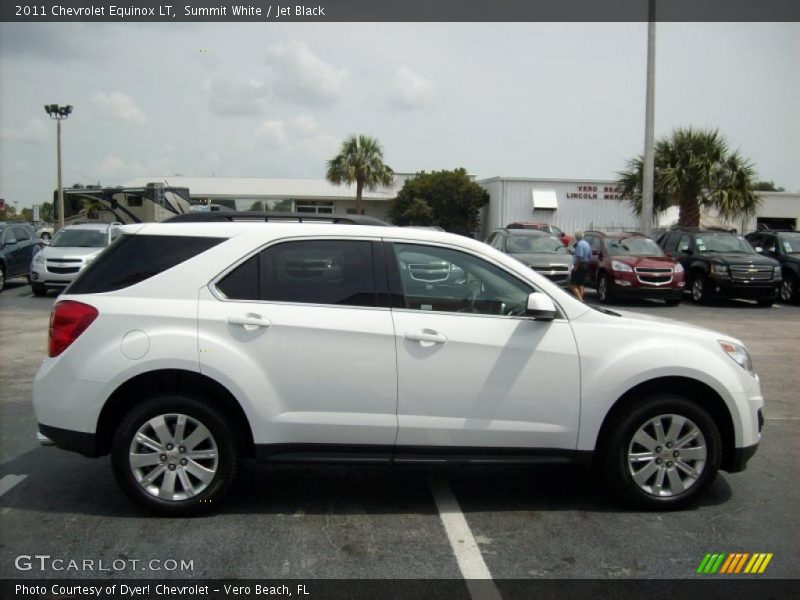 Summit White / Jet Black 2011 Chevrolet Equinox LT