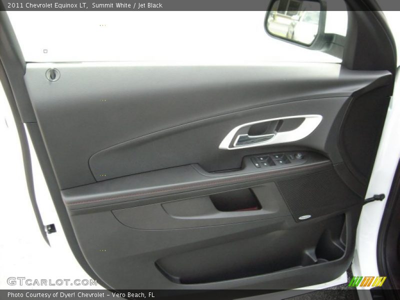 Summit White / Jet Black 2011 Chevrolet Equinox LT