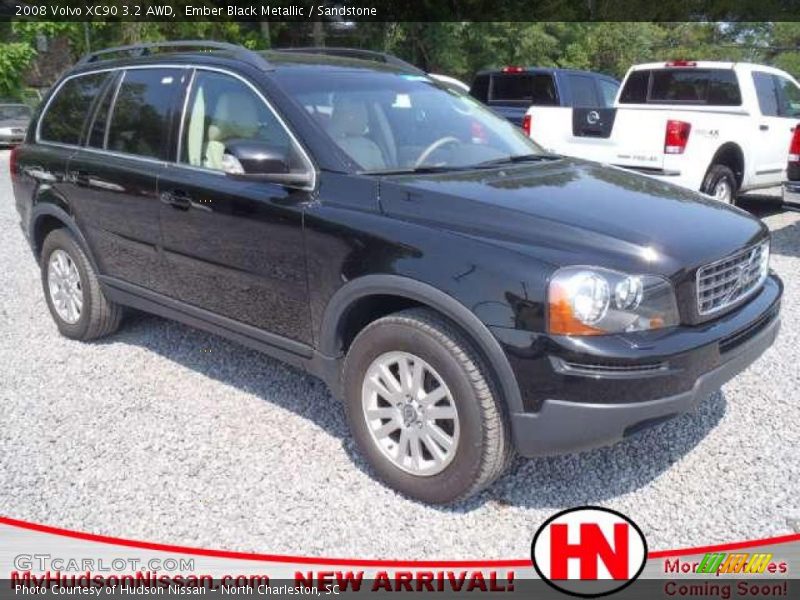 Ember Black Metallic / Sandstone 2008 Volvo XC90 3.2 AWD