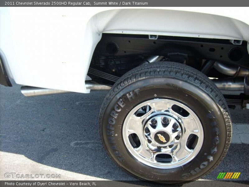 Summit White / Dark Titanium 2011 Chevrolet Silverado 2500HD Regular Cab