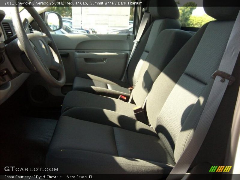 Summit White / Dark Titanium 2011 Chevrolet Silverado 2500HD Regular Cab
