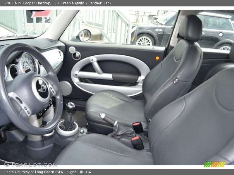 Silk Green Metallic / Panther Black 2003 Mini Cooper Hardtop