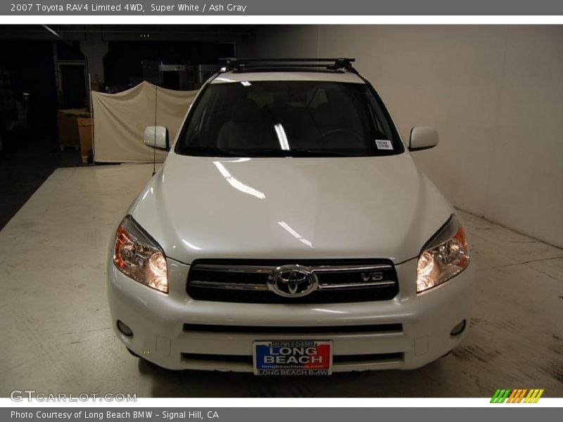 Super White / Ash Gray 2007 Toyota RAV4 Limited 4WD