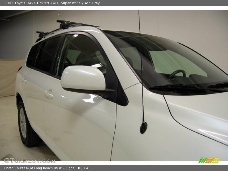 Super White / Ash Gray 2007 Toyota RAV4 Limited 4WD