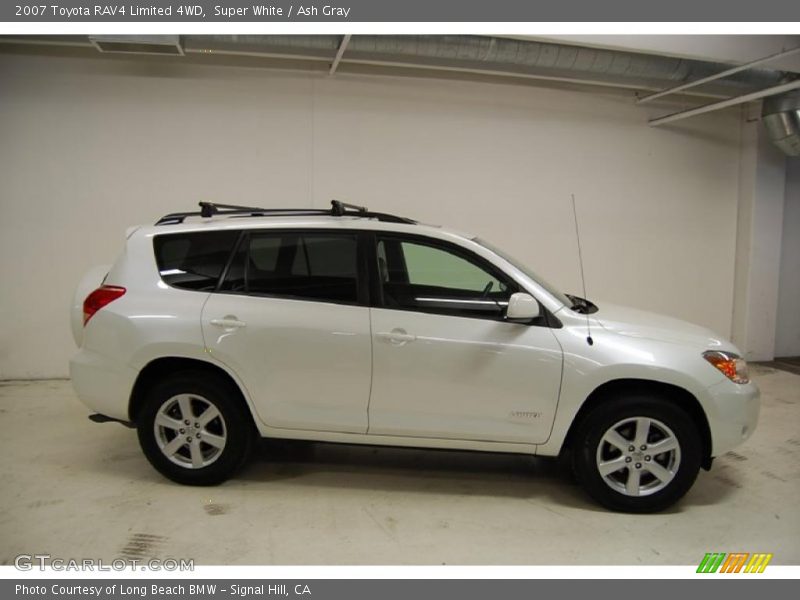 Super White / Ash Gray 2007 Toyota RAV4 Limited 4WD