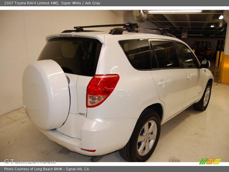 Super White / Ash Gray 2007 Toyota RAV4 Limited 4WD