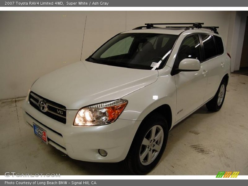Super White / Ash Gray 2007 Toyota RAV4 Limited 4WD