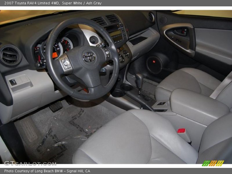 Super White / Ash Gray 2007 Toyota RAV4 Limited 4WD