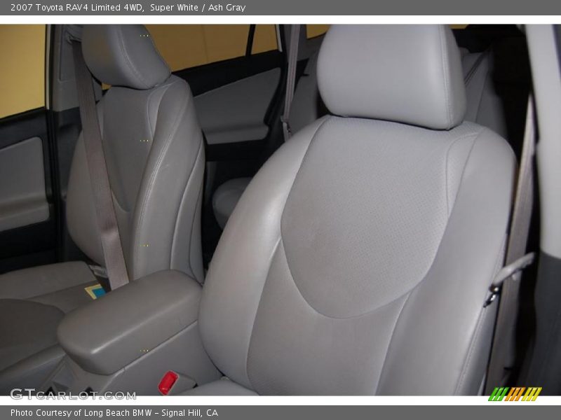 Super White / Ash Gray 2007 Toyota RAV4 Limited 4WD