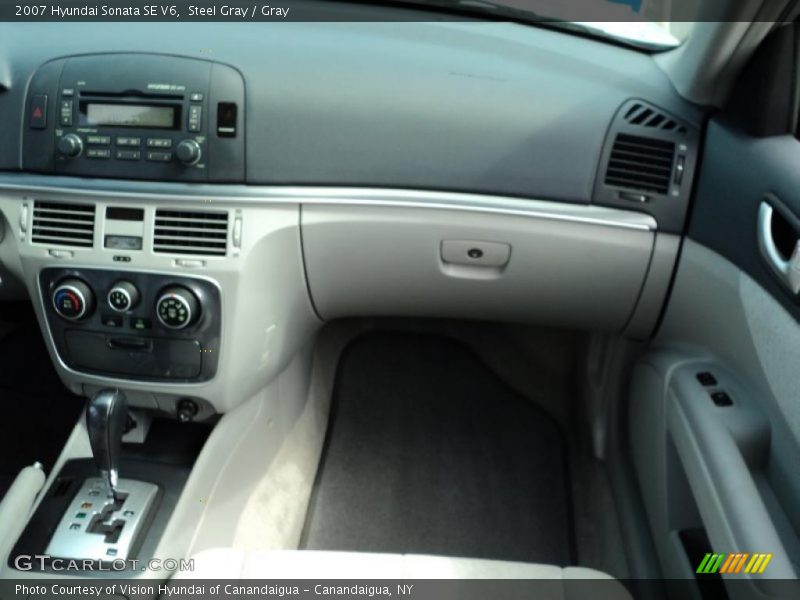 Steel Gray / Gray 2007 Hyundai Sonata SE V6