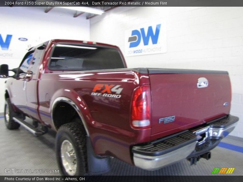 Dark Toreador Red Metallic / Medium Flint 2004 Ford F350 Super Duty FX4 SuperCab 4x4