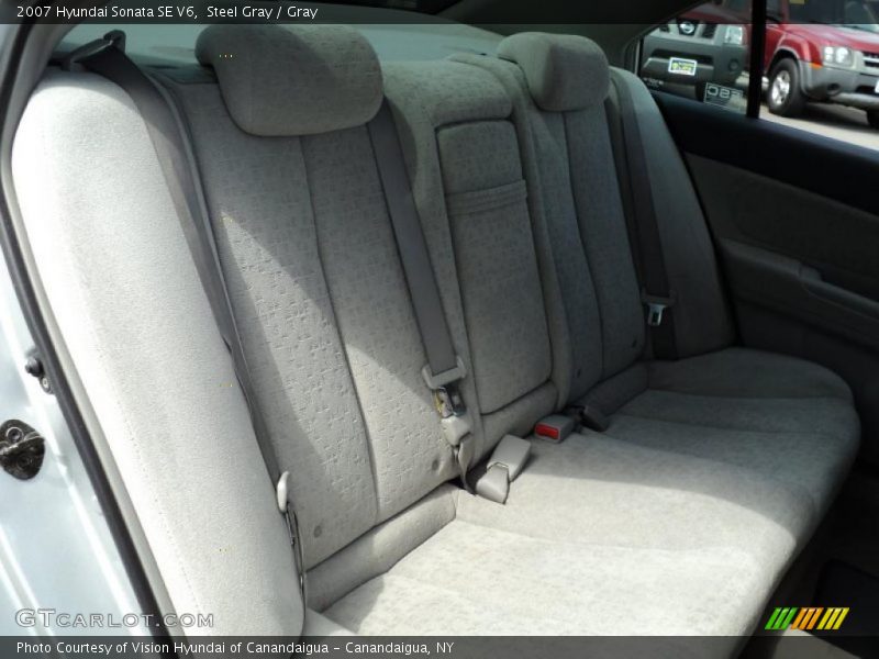Steel Gray / Gray 2007 Hyundai Sonata SE V6