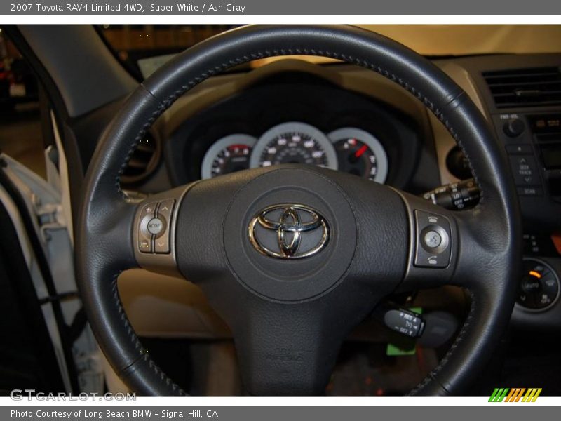 Super White / Ash Gray 2007 Toyota RAV4 Limited 4WD