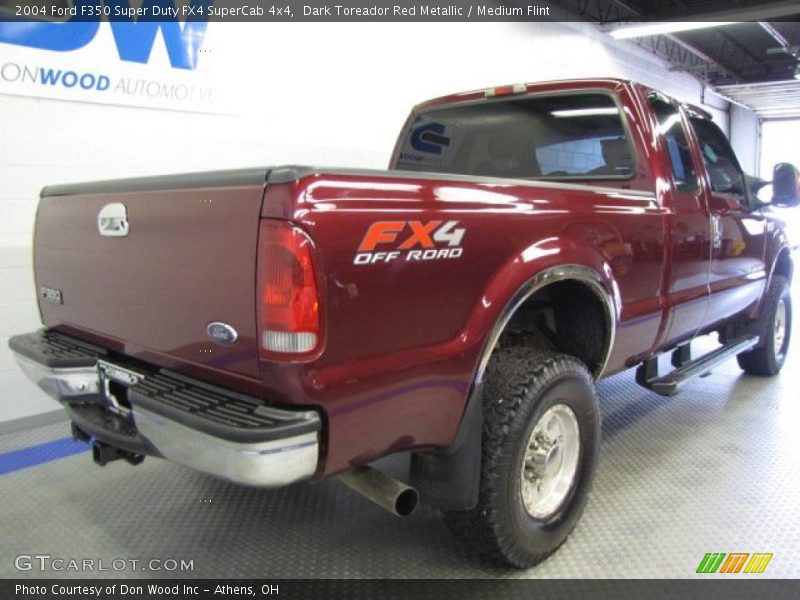 Dark Toreador Red Metallic / Medium Flint 2004 Ford F350 Super Duty FX4 SuperCab 4x4