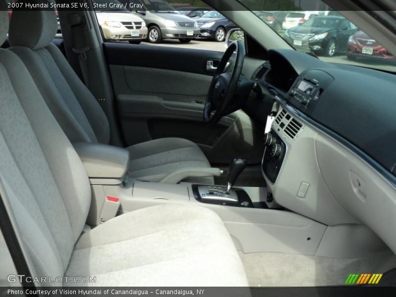 Steel Gray / Gray 2007 Hyundai Sonata SE V6