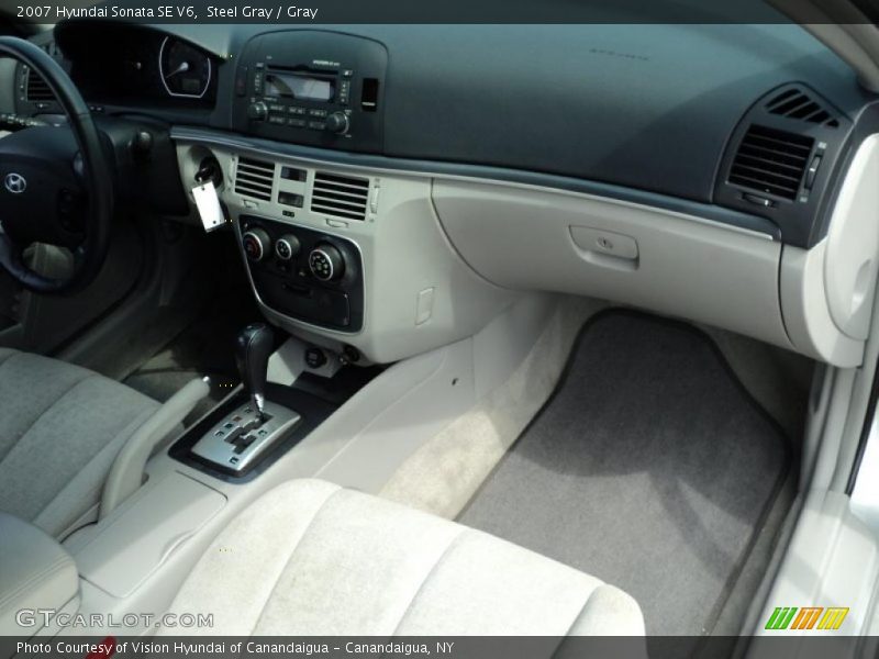 Steel Gray / Gray 2007 Hyundai Sonata SE V6